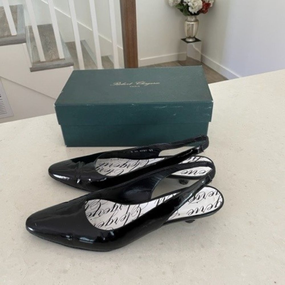 Robert Clergerie Black Slip-ons. 9